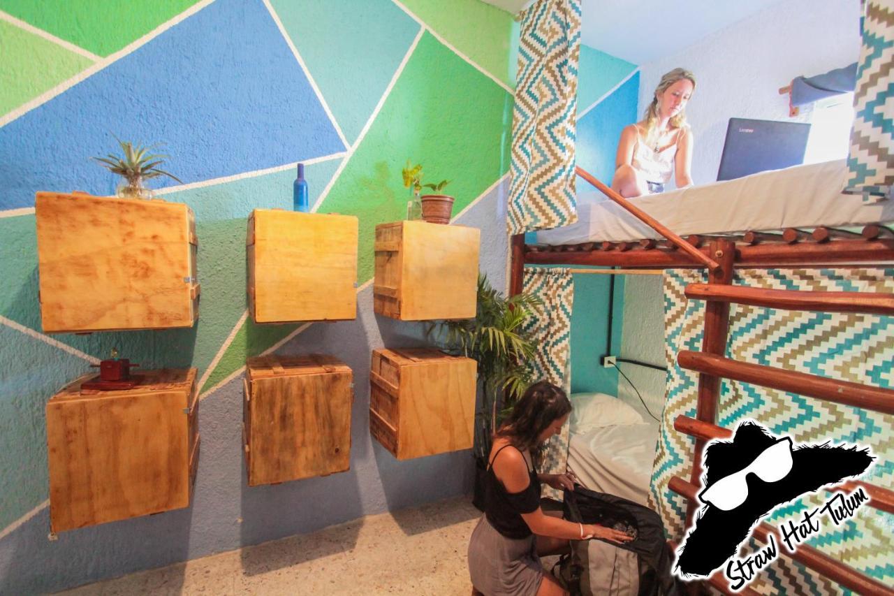 Straw Hat Hostel & Rooftop Bar Tulum Exteriör bild