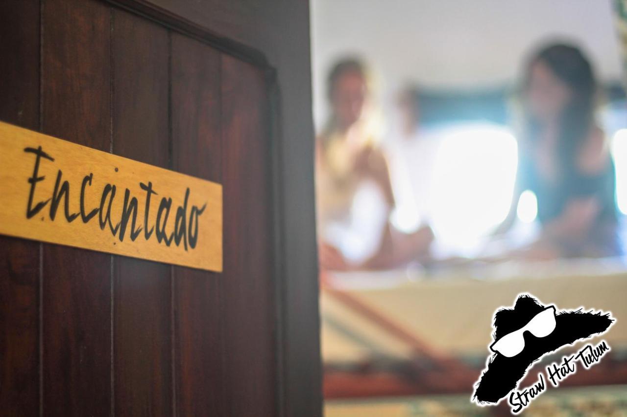 Straw Hat Hostel & Rooftop Bar Tulum Exteriör bild