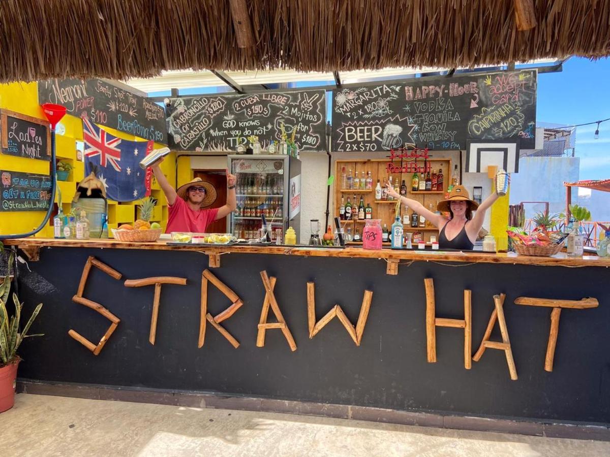 Straw Hat Hostel & Rooftop Bar Tulum Exteriör bild