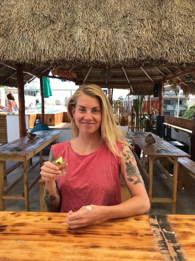 Straw Hat Hostel & Rooftop Bar Tulum Exteriör bild