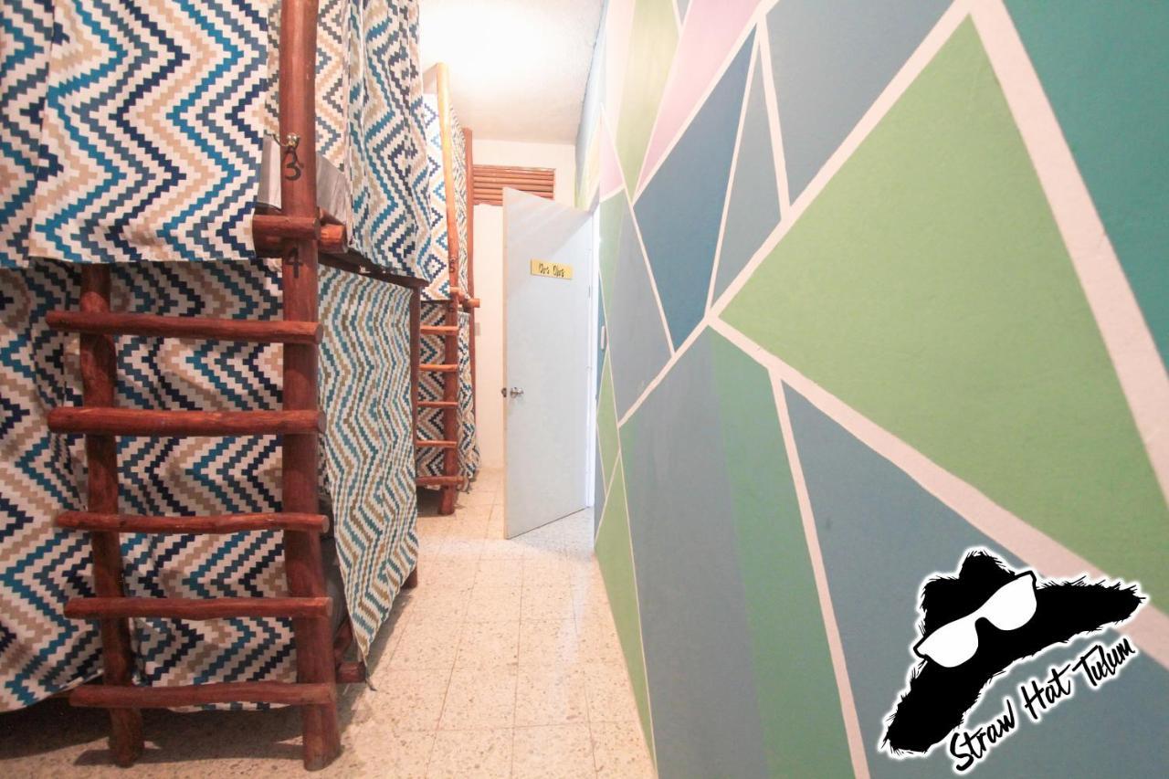 Straw Hat Hostel & Rooftop Bar Tulum Exteriör bild