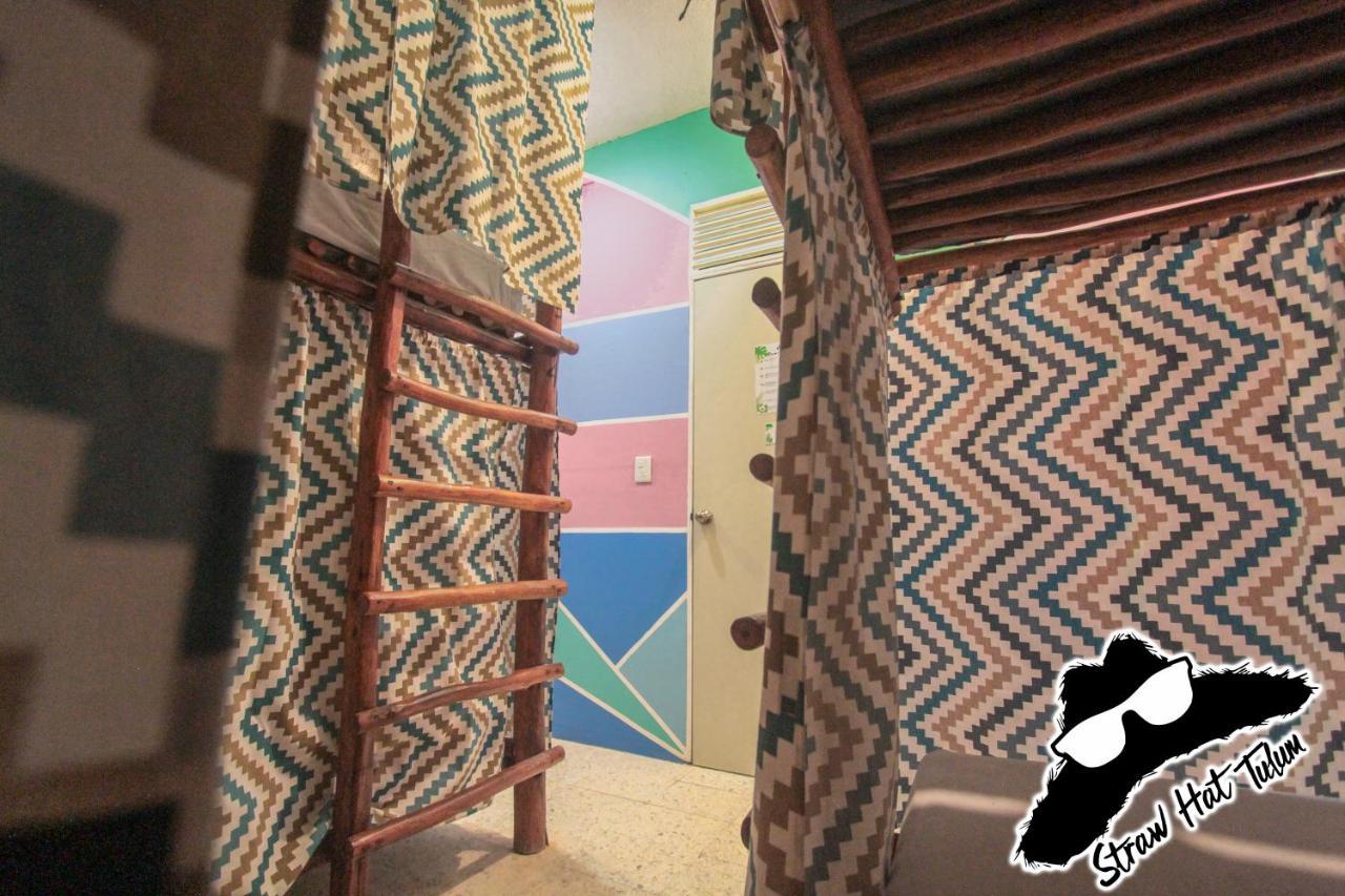 Straw Hat Hostel & Rooftop Bar Tulum Exteriör bild