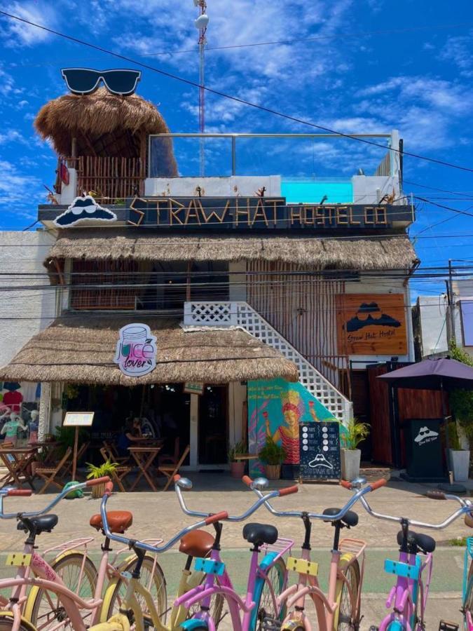 Straw Hat Hostel & Rooftop Bar Tulum Exteriör bild